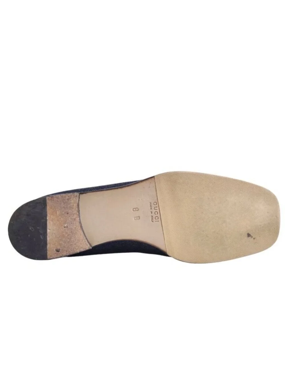 Gucci Vintage Loafers Moccasins Denim Horsebit - Picture 8 of 9